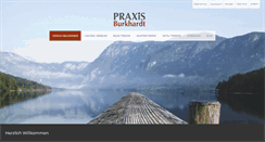 Desktop Screenshot of praxis-burkhardt.de